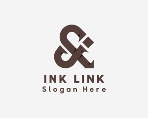 Ligature - Bronze Ampersand Ligature logo design