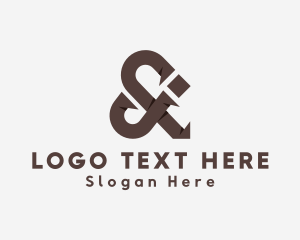 Font - Bronze Ampersand Ligature logo design