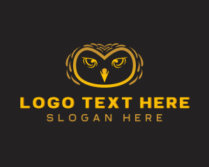 Fowl - Bird Owl Avian logo design