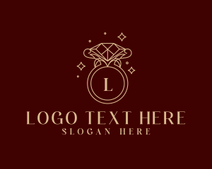 Ring - Diamond Ring Jewelry logo design