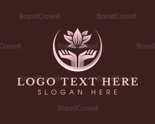 Lotus Hand Relaxation Logo