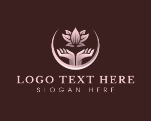 Body - Lotus Hand Relaxation logo design