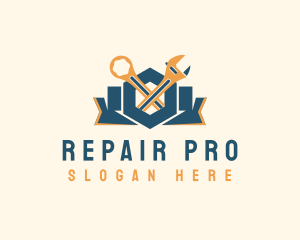 Wrench Repair Tools logo design