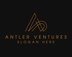 Minimalist Letter A Company logo design