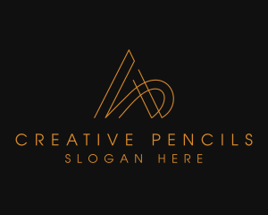 Minimalist Company Letter A logo design