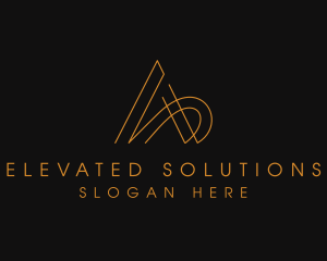 Minimalist Company Letter A logo design