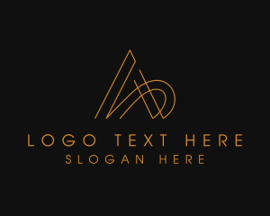 Minimalist Letter A Company Logo