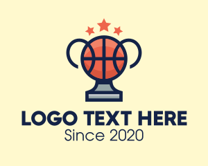 Sporting Equipment - Basketball Tournament Trophy logo design