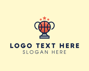 Champion Cup - Basketball Tournament Trophy logo design