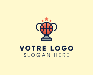 Poolroom - Basketball Tournament Trophy logo design