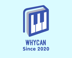 Document - Piano Book Music School logo design
