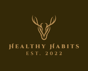 Wild Deer Horns logo design