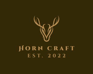 Horns - Wild Deer Horns logo design