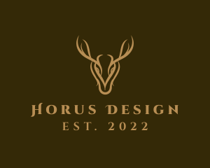 Wild Deer Horns logo design