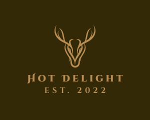 Wild Deer Horns logo design