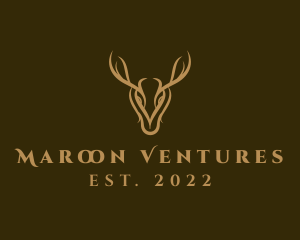 Wild Deer Horns logo design