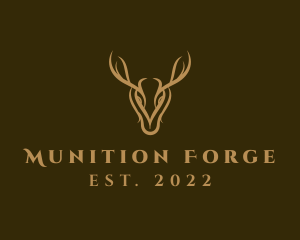 Wild Deer Horns logo design