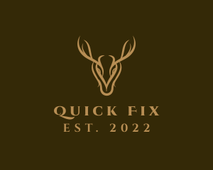 Wild Deer Horns logo design