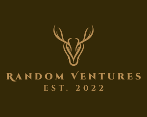 Wild Deer Horns logo design