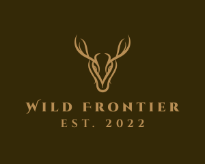 Wild Deer Horns logo design