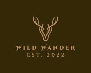 Wild Deer Horns logo design