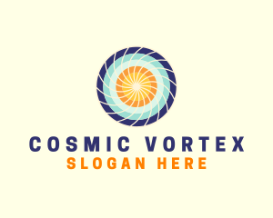 Summer Tropical Vortex logo design