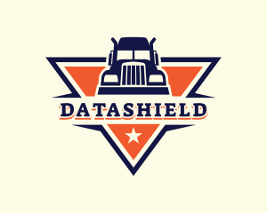 Logistics Truck Delivery Logo