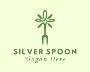 Utensil - Vegan Fork Restaurant logo design