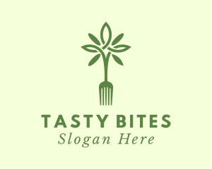 Vegan Fork Restaurant logo design