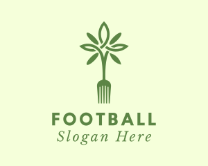Vegan Fork Restaurant logo design