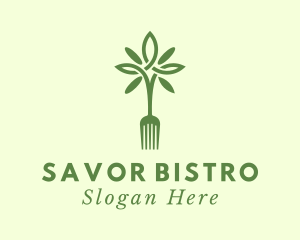 Restaurant - Vegan Fork Restaurant logo design