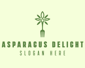 Vegan Fork Restaurant logo design