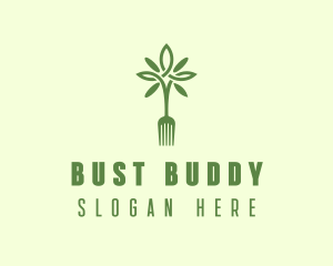 Vegan Fork Restaurant logo design