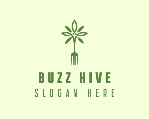 Vegan Fork Restaurant logo design