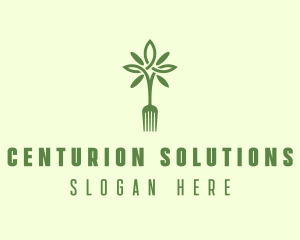 Vegan Fork Restaurant logo design