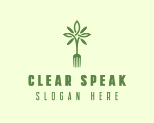 Vegan Fork Restaurant logo design