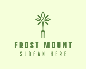 Vegan Fork Restaurant logo design