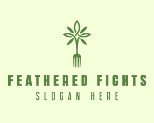 Vegan Fork Restaurant logo design