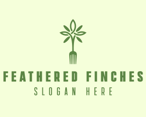 Vegan Fork Restaurant logo design