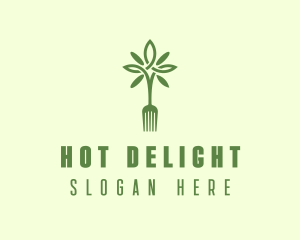 Vegan Fork Restaurant logo design