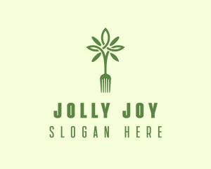 Vegan Fork Restaurant logo design