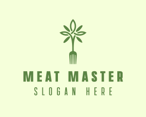 Vegan Fork Restaurant logo design