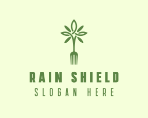 Vegan Fork Restaurant logo design