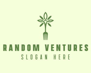 Vegan Fork Restaurant logo design