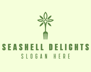 Vegan Fork Restaurant logo design