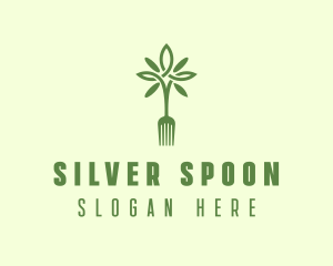 Vegan Fork Restaurant logo design