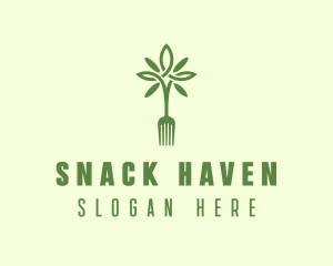 Vegan Fork Restaurant logo design