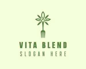 Vegan Fork Restaurant logo design