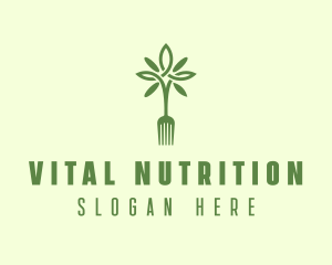 Vegan Fork Restaurant logo design