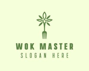 Vegan Fork Restaurant logo design